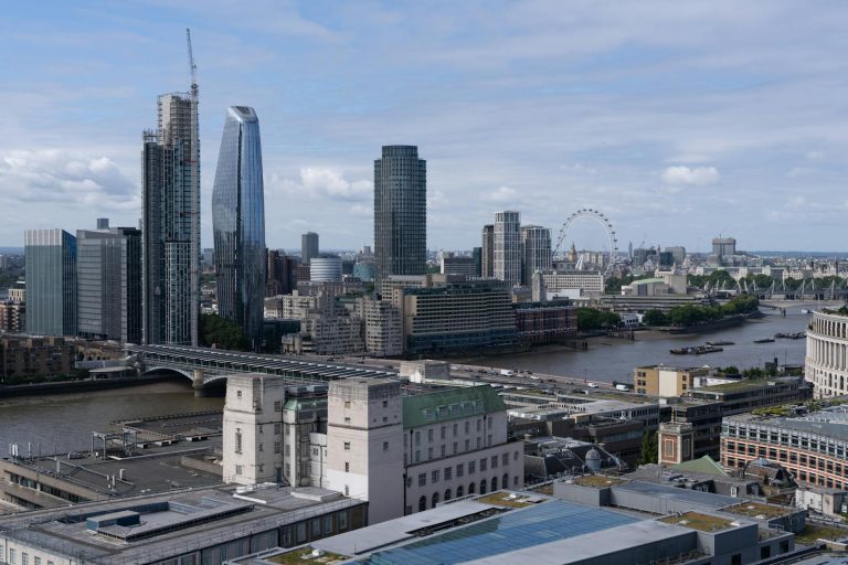 Blackfriars Bridge and view towards Westminster